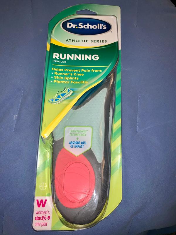 Dr scholl's athletic running on sale insoles