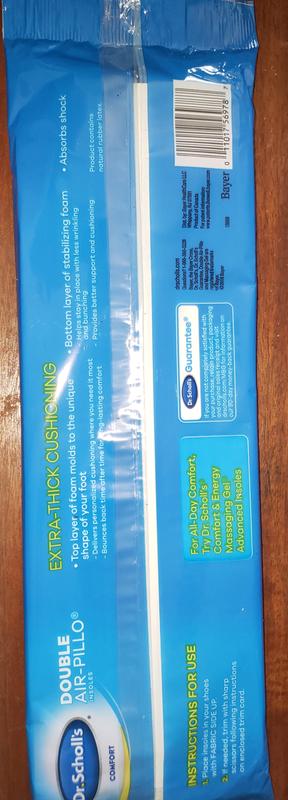 dr scholls double air pillo