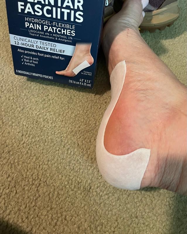 Plantar Fasciitis Pain Patches with Hydrogel Flexible Technology DrScholls