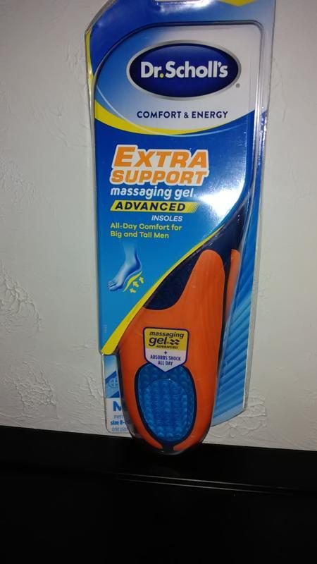 Dr. Scholl's Extra Comfort All-Day Insoles with Massaging Gel