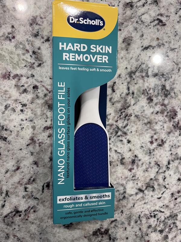 Dr. Scholl's Hard Skin Remover Nano Glass Foot File - Callus Remover, Foot  Scrubber New Nano Glass Foot File