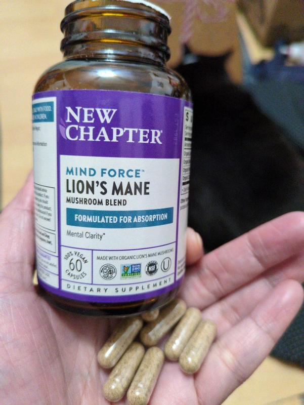 Lion's Mane Capsules - Organic Lions Mane Mushroom Extract For - View #7