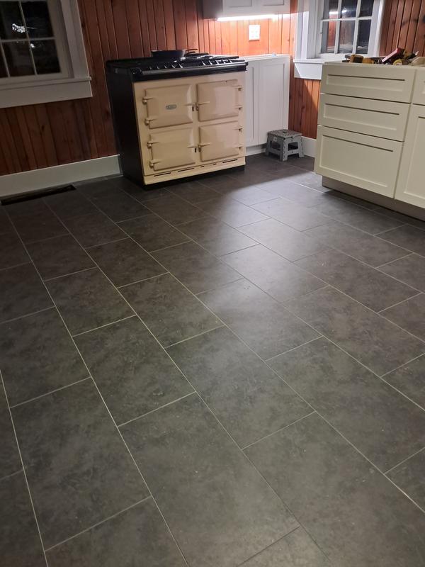 NewAge Products Stone Composite Slate Gray 12-in x 24-in Waterproof Interlocking Luxury Flooring (604.8-sq ft) NewAge Products Stone Composite Slate Gray 12-in x 24-in Waterproof Interlocking Luxury Flooring (604.8-sq ft)