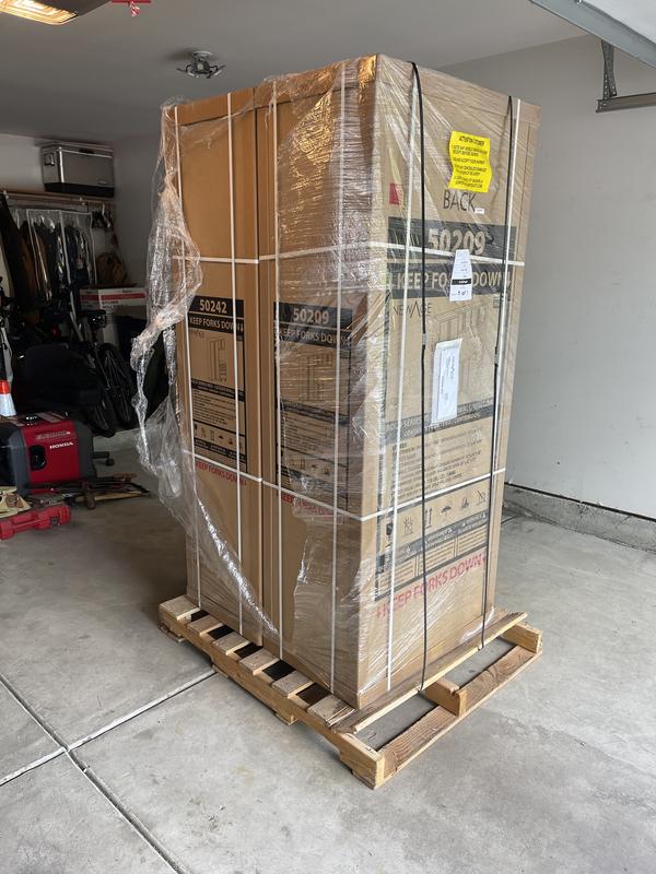 3. How my new cabinets arrived. Could not have been packed better!