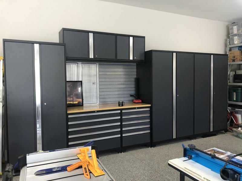 I had to raise the upper cabinets to clear my electric panels.