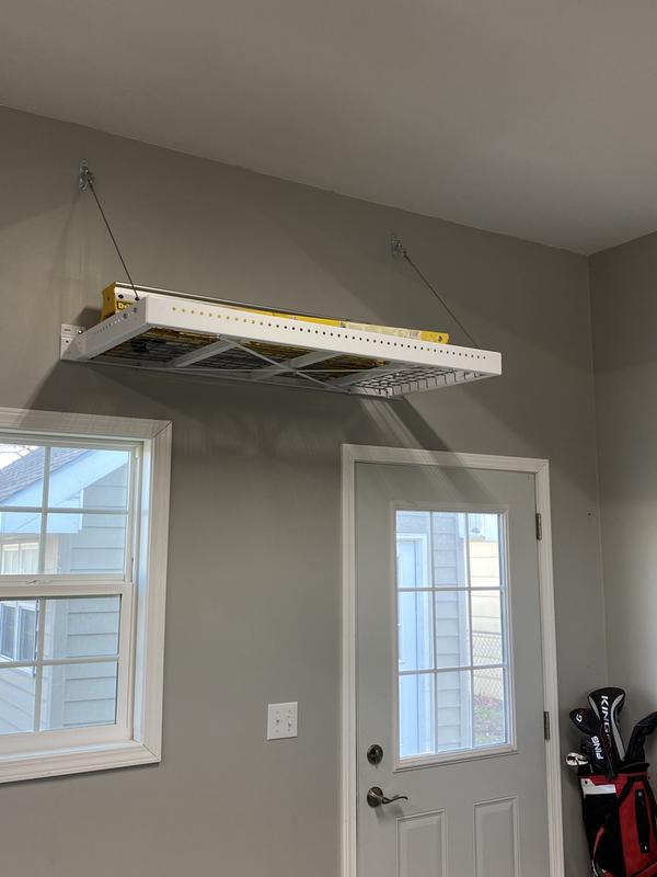 Locker, 2 Wall Cabinets, Tool Chest & Utility Cart with Workbench.  2 Storage Shelves Provide Out of the Way Storage!