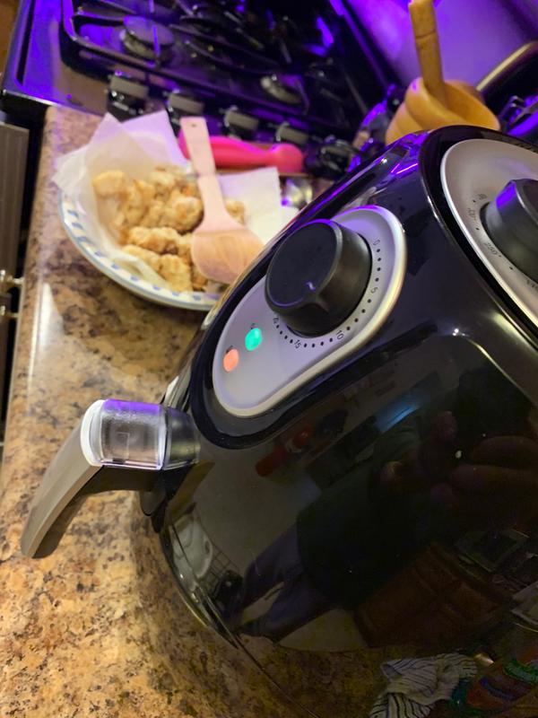 Air Fryer cooking up a batch of Alligator tail