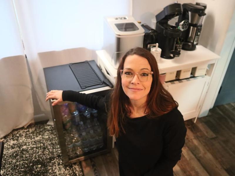 My favorite addition to my coffee station!