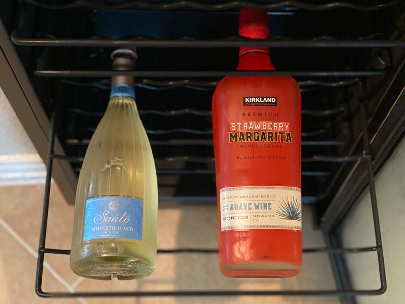 Easy to add odd shaped or larger bottles!