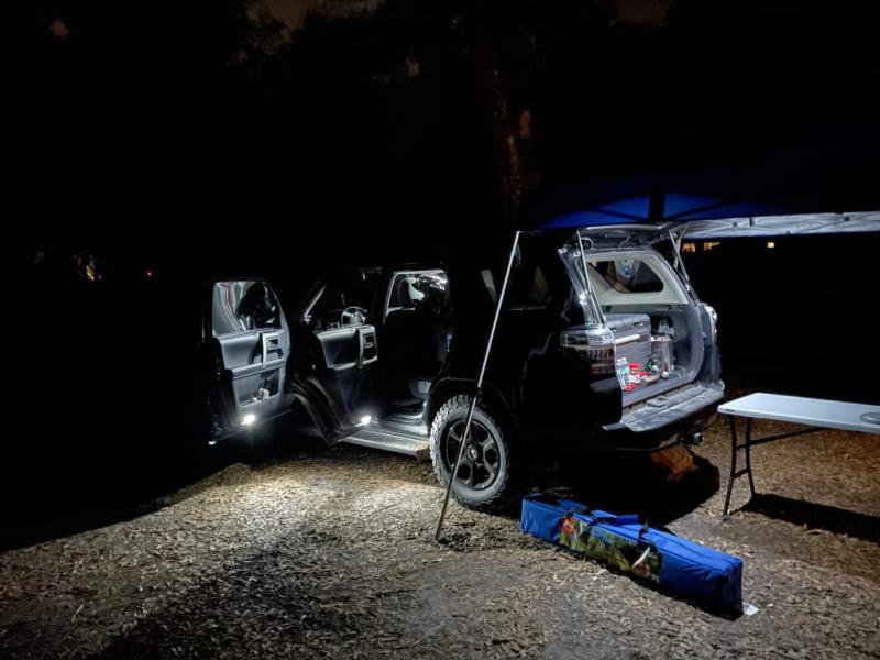 Different trip, can just see it set up in back