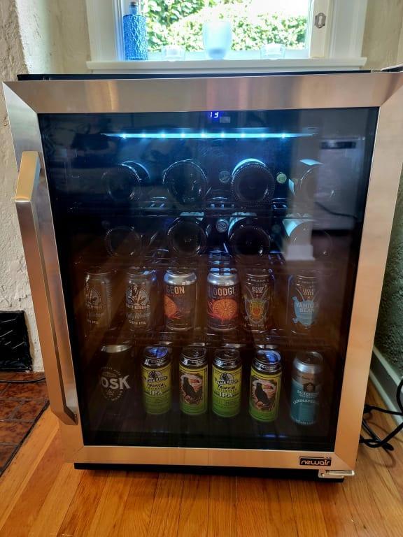 So much room for bottles of wine and cans of beer.