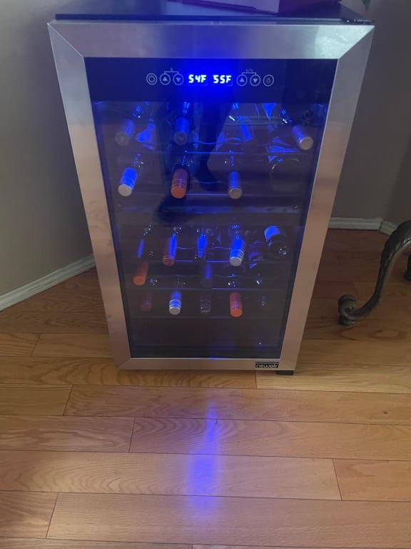 Elegant dual wine cooler