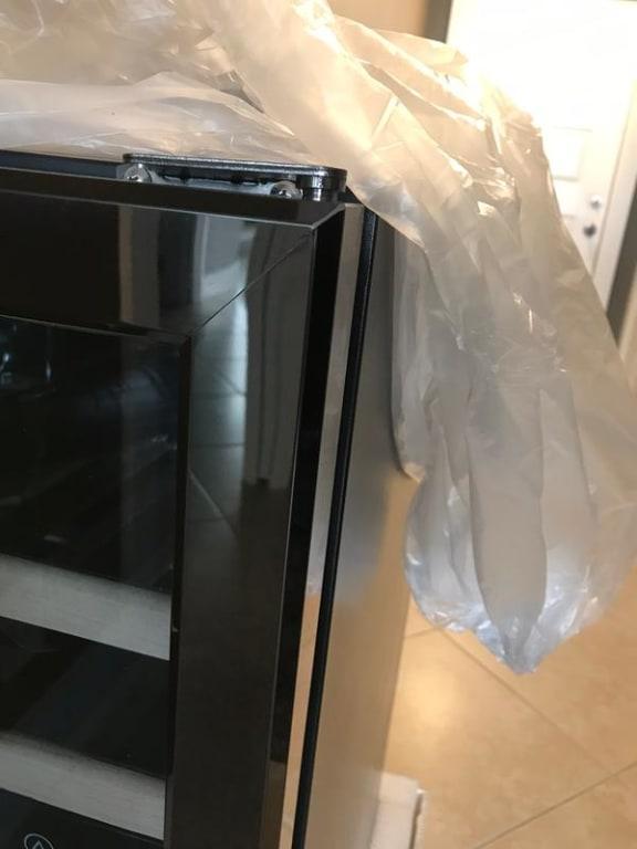 Mirror like "black stainless steel" finish