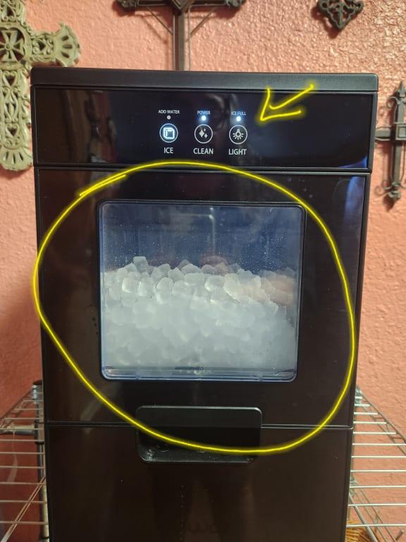 NewAir 44 lbs. Portable Nugget Ice Maker in Black NIM044BS00 - The Home  Depot