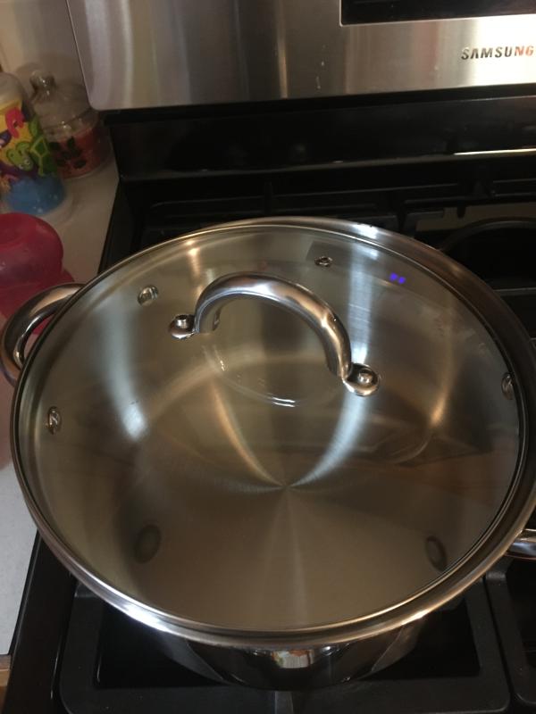 Getting ready to cook with.