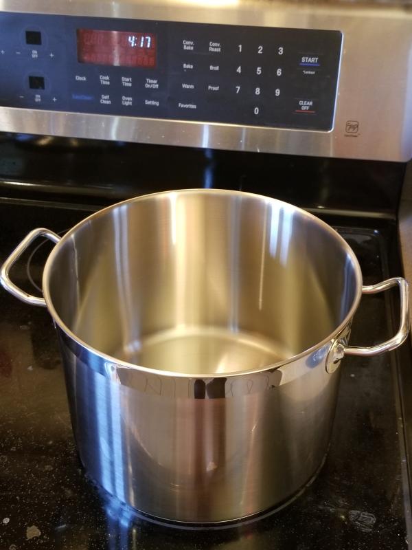 Still shiny after multiple uses and washes.