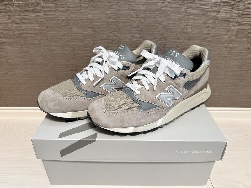 ★新品　エディフィス別注　 998 メイドインUSA ダークグレー セール】【New Balance / ニューバランス】Made in USA 998 GR
