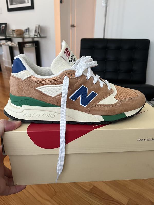 New Balance 998 Beige orange U9980b Men s ShopSimon