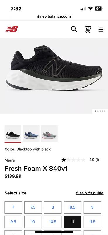 Wh 840 best sale new balance