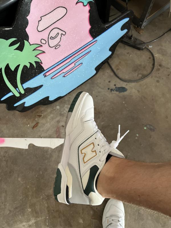 Review of the New Balance 550 White Team Forest Green - Detailed