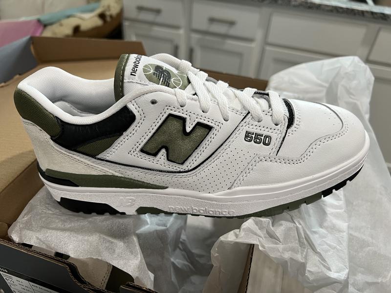 *NEW BALANCE 550 White and Cream Grey Limited Edition BB550PWG Multi Size