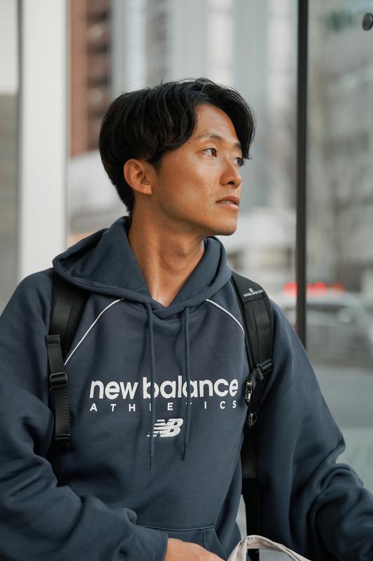 Men's Trackside Fleece Hoodie - New Balance