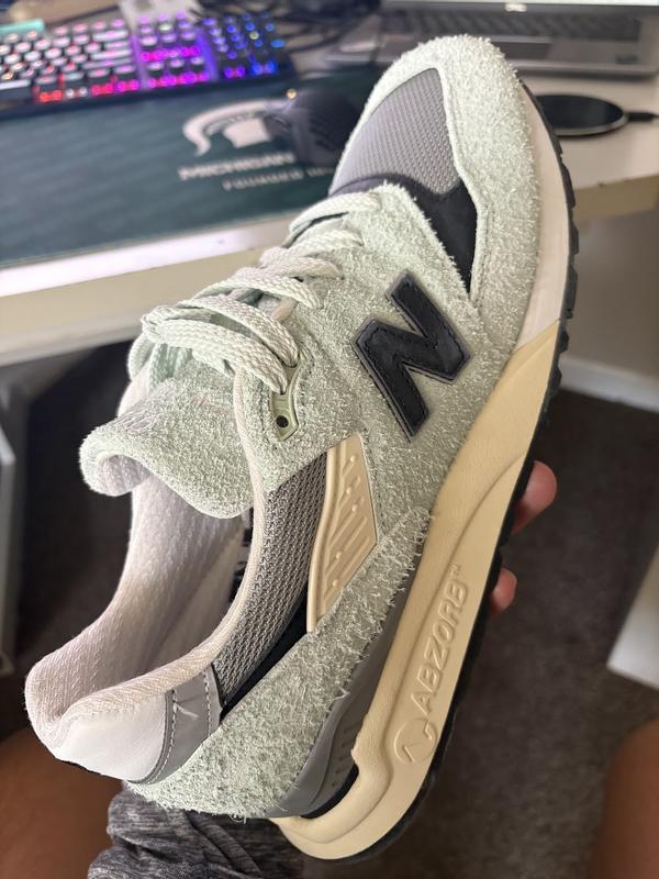 靴 M998DTK made in USA New Balance 998 (Made in USA), Brown Sugar/White, 10 Women/9