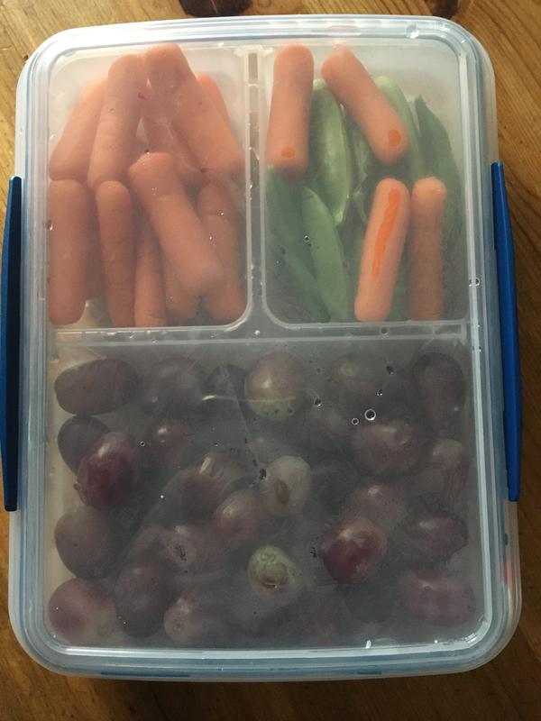 Husband packed himself a healthy snack for work