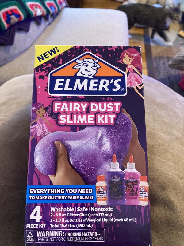 Elmer's Glue Slime Starter Kit Magical Liquid Clear Glitter Pens and Liquid  Activator - Art Central