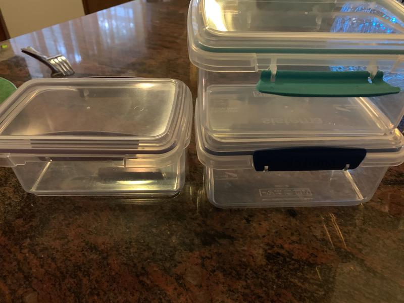 Rubbermaid 3-Pack Sistema KLIP IT Rectangle Food Storage Containers -  2159695