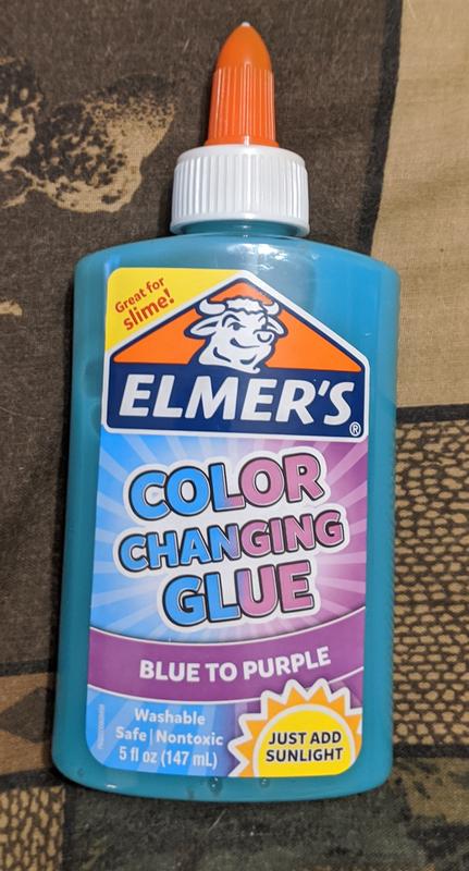 Elmers Washable Liquid Glitter Glue Blue