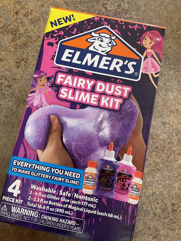 Elmer's Slime Kit - Glow in the Dark Slime Kit, Purple and Yellow