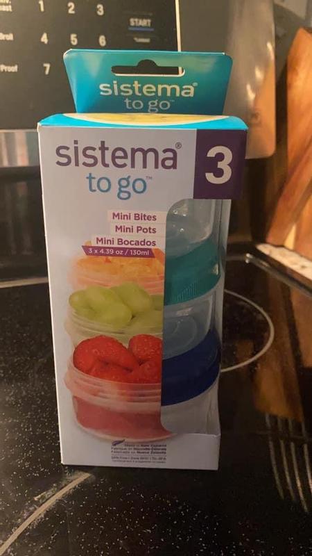 My first item stackable mini bite containers!