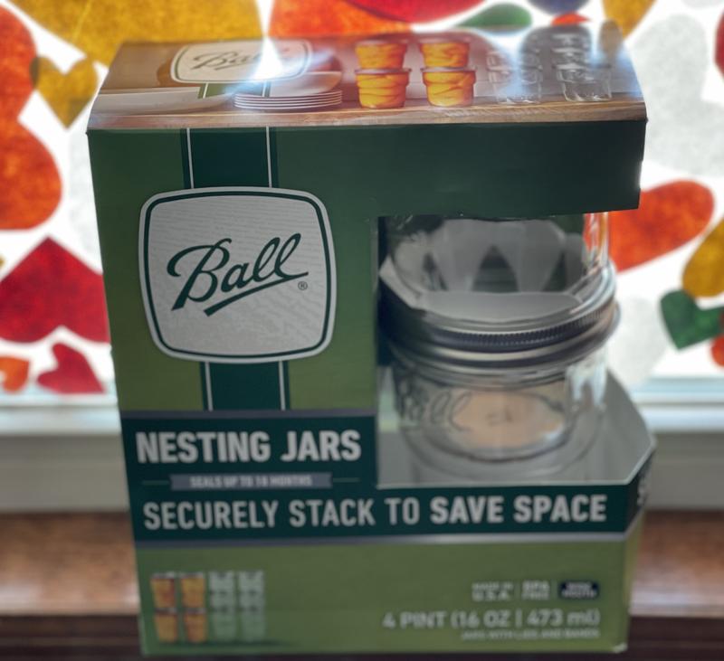Ball 4-Pack 16 oz Pint Wide Mouth Nesting Jar - Danbury, CT - New