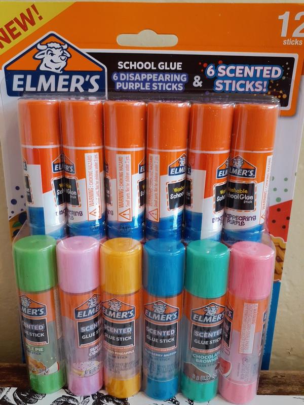 Elmer'S Disappearing Purple School Glue Sticks, Washable, 12 Count (4PK)