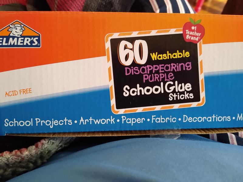 Save on Elmer's School Glue Sticks Disappearing Purple Acid Free