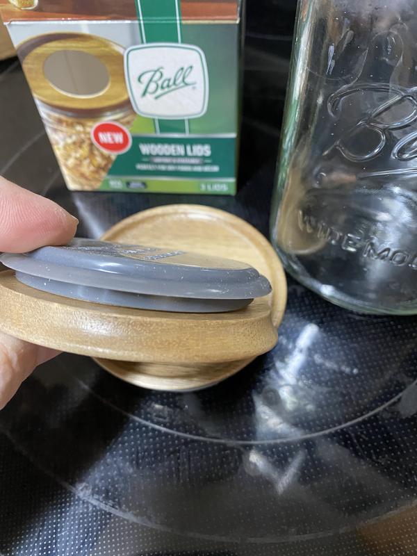 Lids have a silicone seal on the underside, so great for storing dry foods such as beans, rice etc.