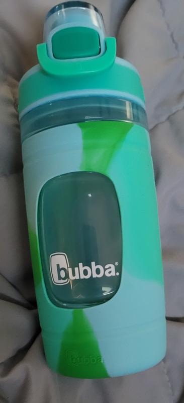 Bubba Kid's 16 oz. Flo Refresh Plastic Water Bottle with Silicone Sleeve Tutti Fruity/Berry Blue/Crystal Ice