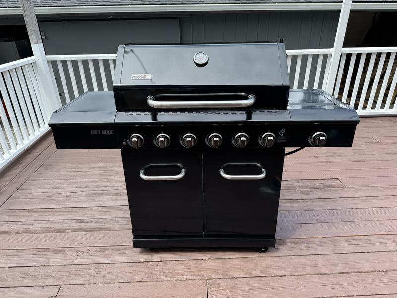 7 burner gas bbq hotsell