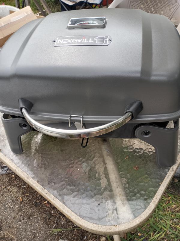 Nexgrill 1-Burner Portable Propane Gas Table Top Grill in Black