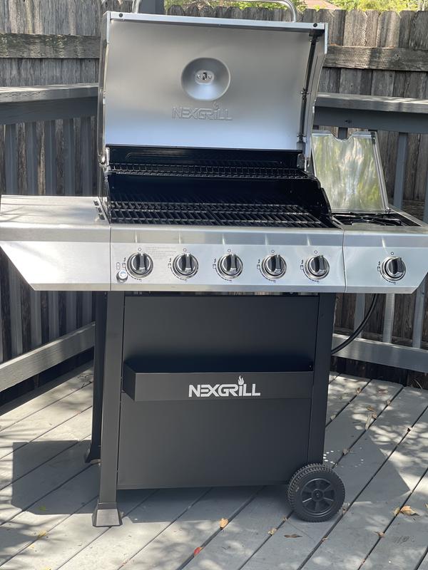 5 Burner Grill with Stainless Steel Side Burner Nexgrill