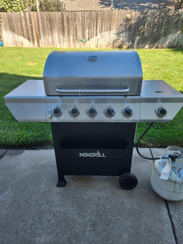 5-Burner Grill with Stainless Steel Side Burner | Nexgrill