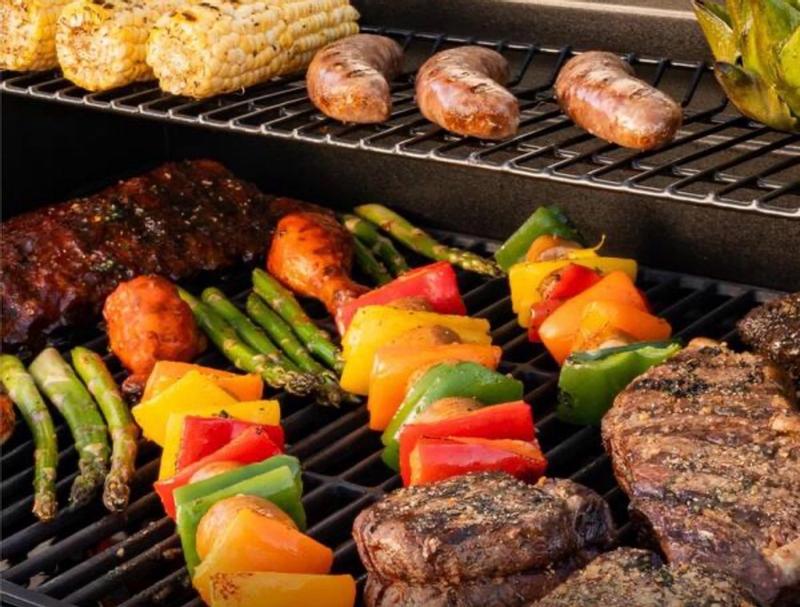 3 Burner Liquid Propane Gas Grill in Black | Nexgrill