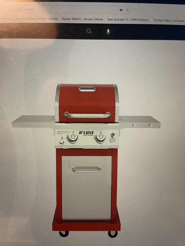 Nexgrill Deluxe 2Burner Propane Gas Grill In Red 7200864R
