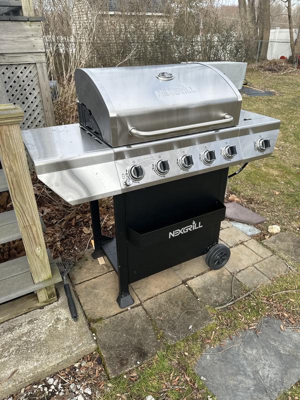 5 Burner Grill with Stainless Steel Side Burner Nexgrill