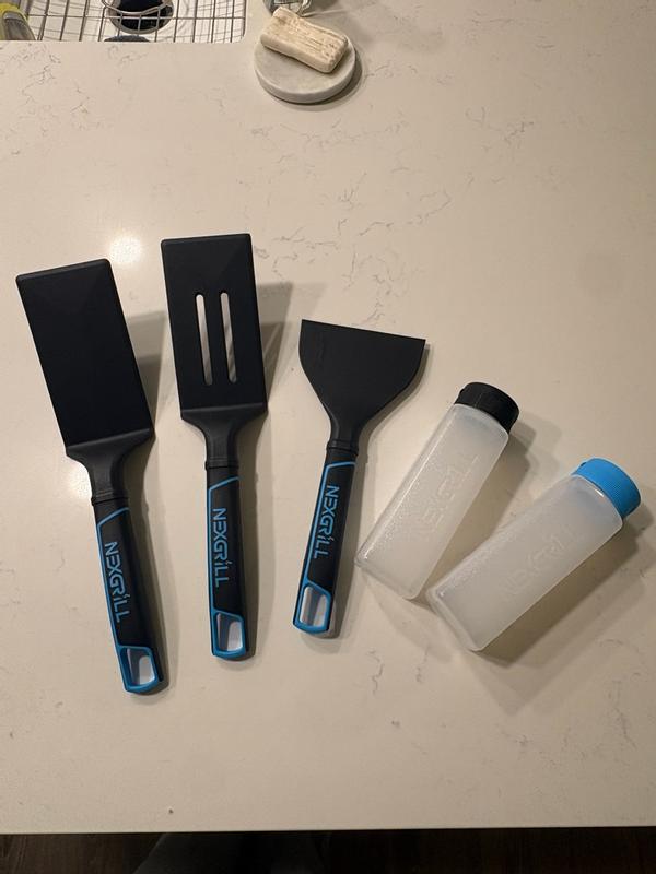 Fuse™ 5-Piece Non-Scratch Black Griddle Starter Set