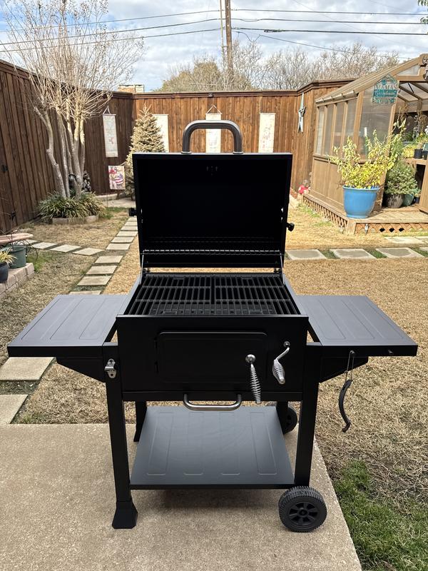 Oakford Homestead 24 Heavy Duty Charcoal Grill in Black | Nexgrill