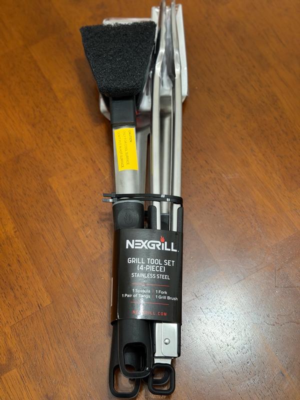 4 PC Grill Stainless Steel Tool Set | Nexgrill