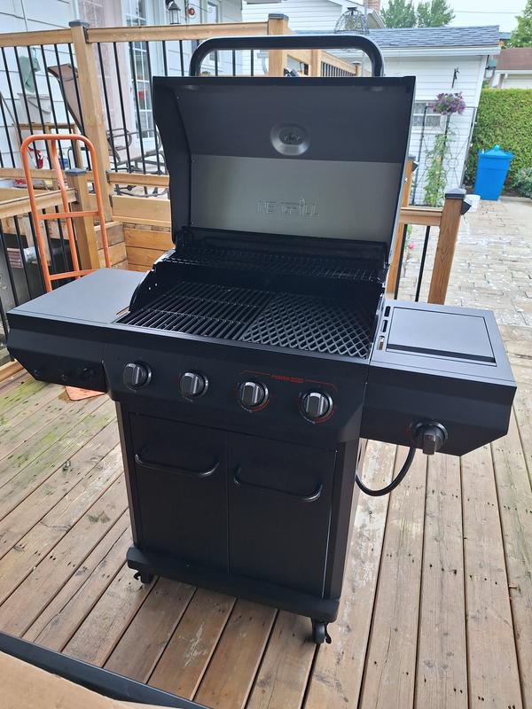 Deluxe 6-Burner Gas Grill - Searing Side Burner & Rotisserie