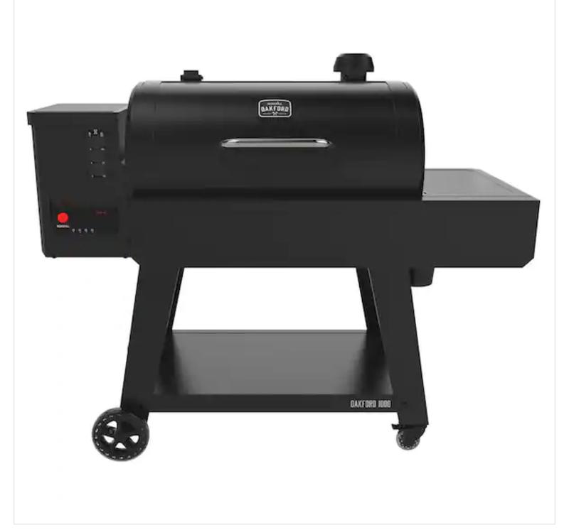 Nexgrill 910-05003 Oakford 1000 WiFi Pellet Grill Smoker in Black